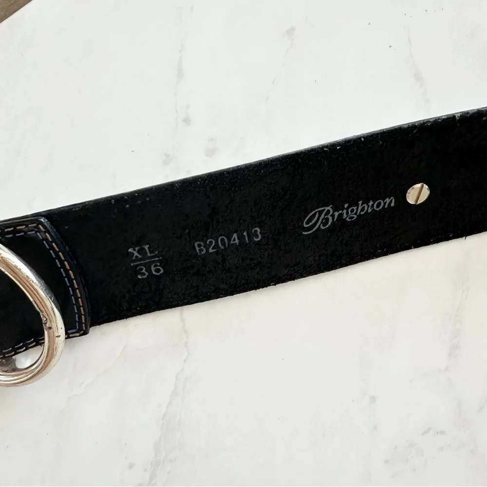 Brighton Belt with Turquoise Accents Sz XL
